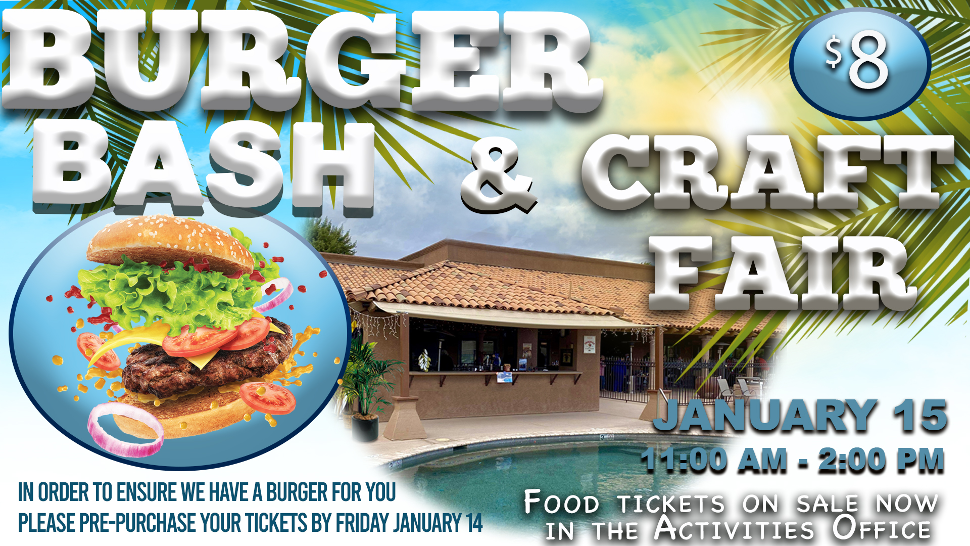 Craft Fair Burger Bash The Palms RV Resort