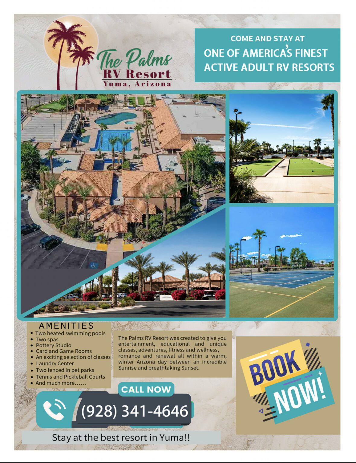 Reservation Rates » The Palms RV Resort