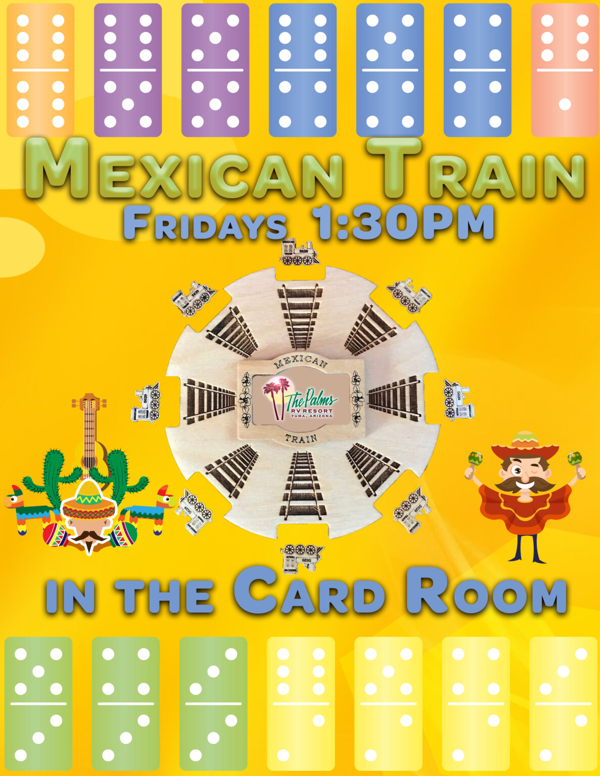 Mexican Train » The Palms RV Resort