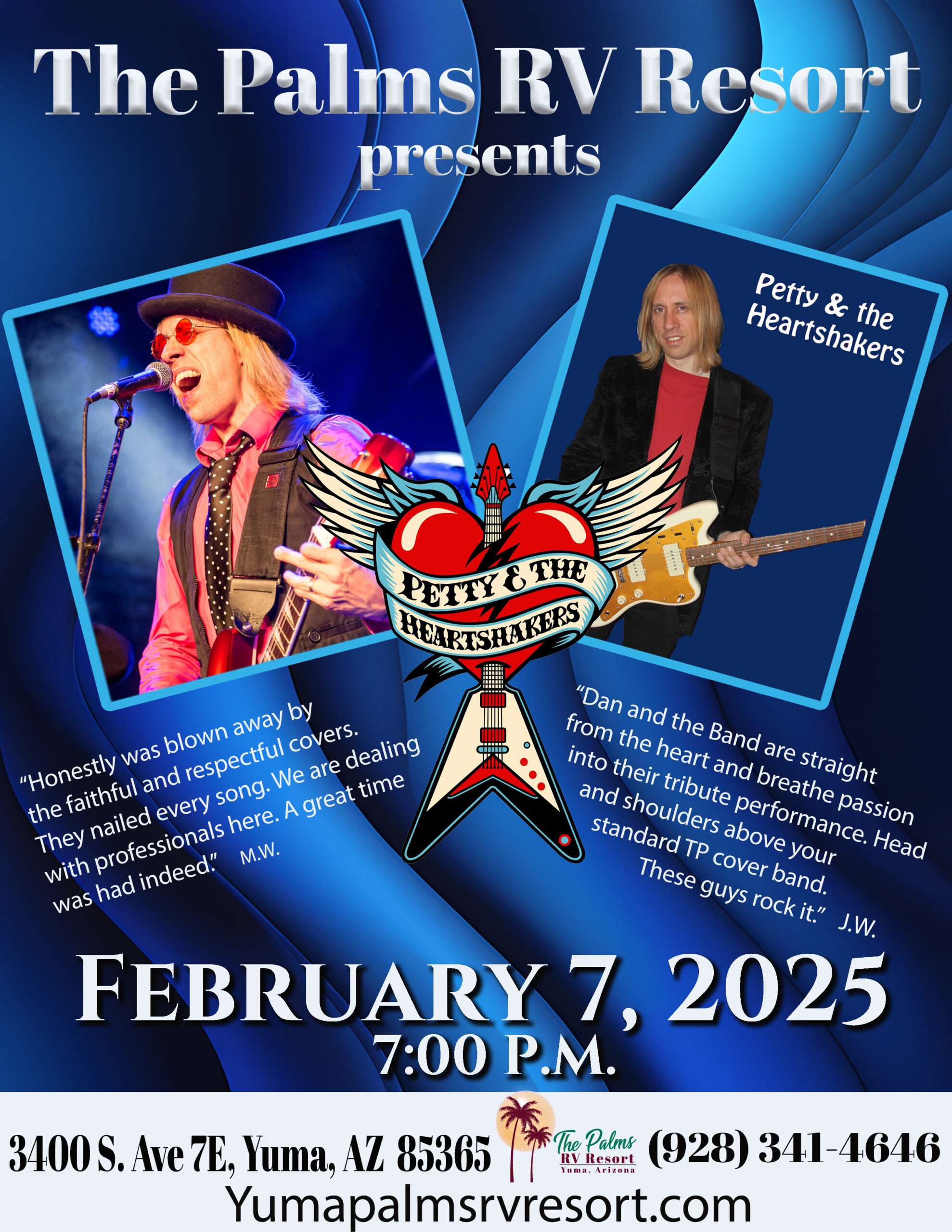 Concert- Petty and the Heartshakers (Tribute) » The Palms RV Resort